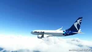 MSFS 2020 737-MAX Livery Mod: Blue AIR | B737 MAX-8 Commission (Featured)