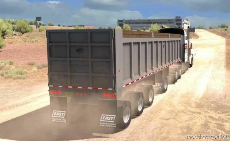 ATS Mod: East Quad Axle Dump Trailer V2.3 1.43 (Featured)