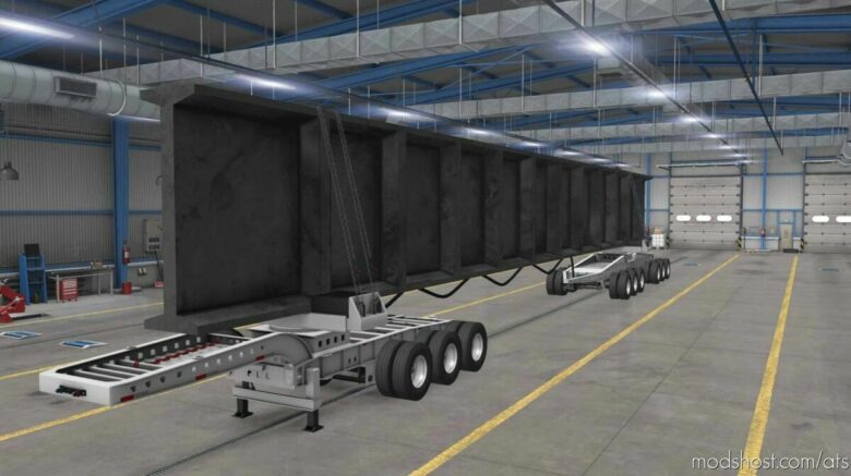 ATS Trailer Mod: Steerable Dolly 1.43 (Featured)