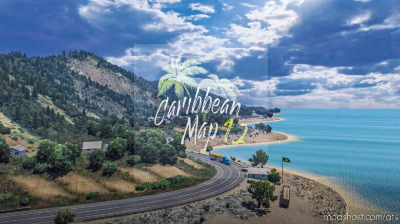 ATS Mod: Caribbean Map V1.2 Cuba, Jamaica, Venezuela, Bahamas, Puerto Rico – 1.43 (Featured)