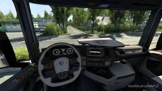 ETS2 Scania Mod: Nextgen Detailed Wood Interior By Sheytan 1.43 (Featured)