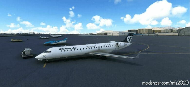 MSFS 2020 CRJ-700 Livery Mod: Aerosoft_Crj 1000-900-700-550 Mahan AIR (Featured)