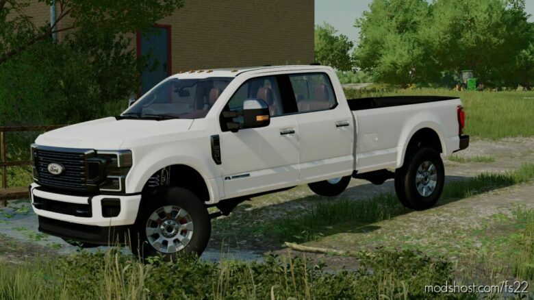 FS22 Ford Car Mod: 2021 F250 Super Duty (Better Sounds) (Featured)