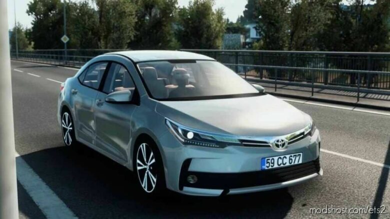 ETS2 Toyota Car Mod: Corolla 2018 1.43 (Featured)