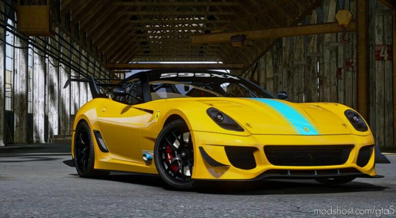 GTA 5 Ferrari Vehicle Mod: 599XX Evoluzione 2011 (Featured)