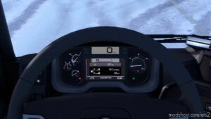 ETS2 Renault Interior Mod: Range T Improved Dashboard V1.1 1.43 (Featured)