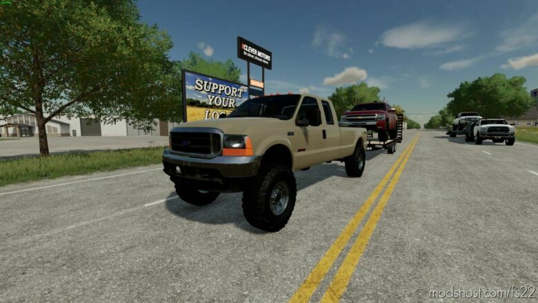 FS22 Ford Car Mod: 2003 F350 (Featured)