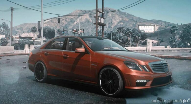 GTA 5 Mercedes-Benz Vehicle Mod: Mercedes Benz E63 AMG 2011 2.2 (Featured)