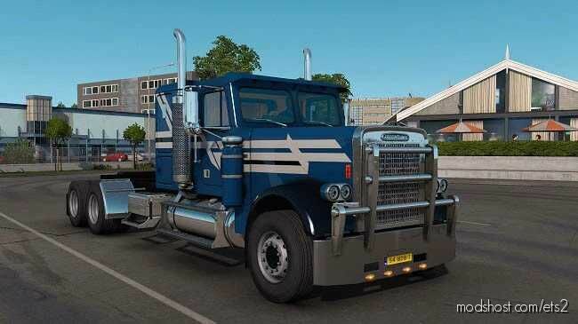 ETS2 Freightliner Truck Mod: XBS Freightliner FLC FIX Addon 1.43 (Featured)