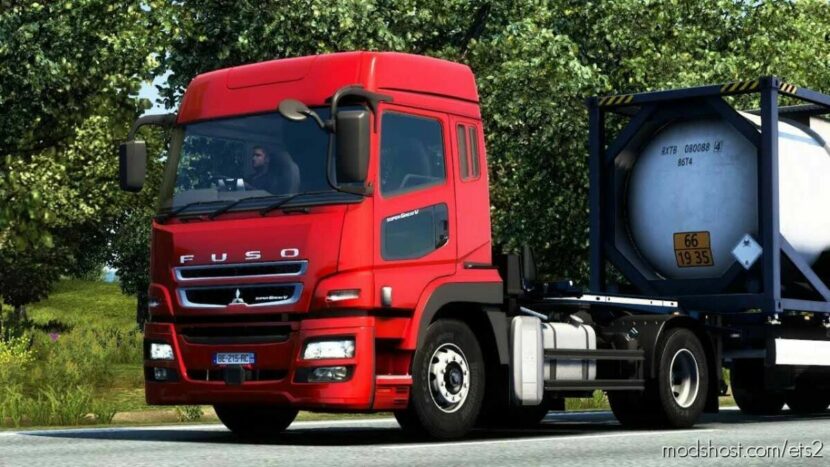 ETS2 Mitsubishi Truck Mod: Fuso Super Great 1.43 (Featured)