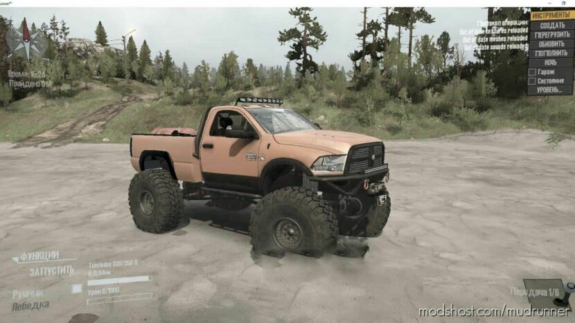 MudRunner Car Mod: Dodge RAM 3500 2014 (Featured)