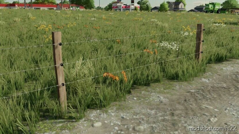 FS22 Mod: Meadow Fence Pack (Featured)