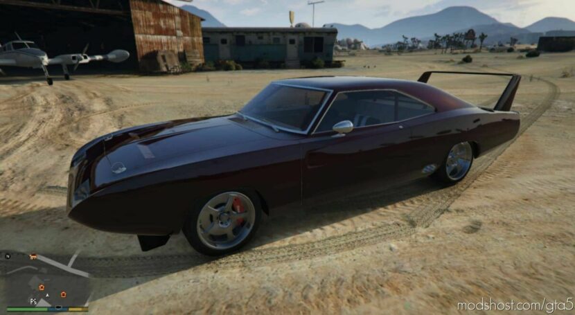 GTA 5 Vehicle Mod: Charger Daytona 69 From Fast And Furious 6 0.4 (Featured)