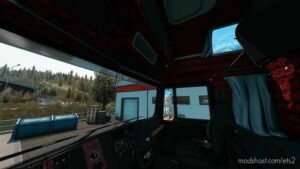 ETS2 MAN Mod: F2000 RED Danish Plusch Interior + Exterior 1.43 (Featured)