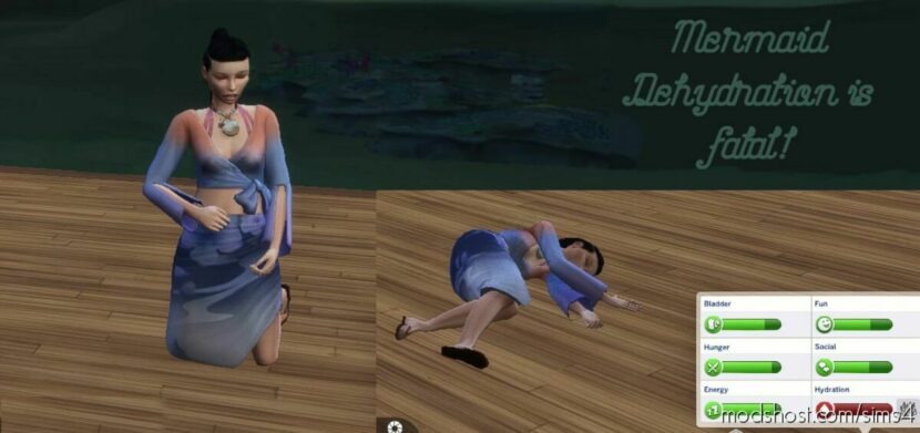 Sims 4 Mod: NO More Harmless Mermaid Dehydration (Featured)