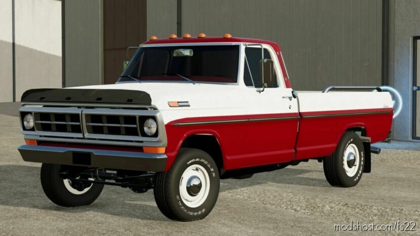 FS22 Ford Car Mod: 1972 Ford F100 Series (Featured)