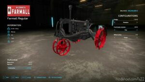 FS22 Tractor Mod: Farmall Regular (Image #4)