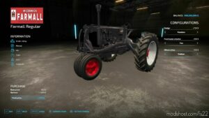 FS22 Tractor Mod: Farmall Regular (Image #5)