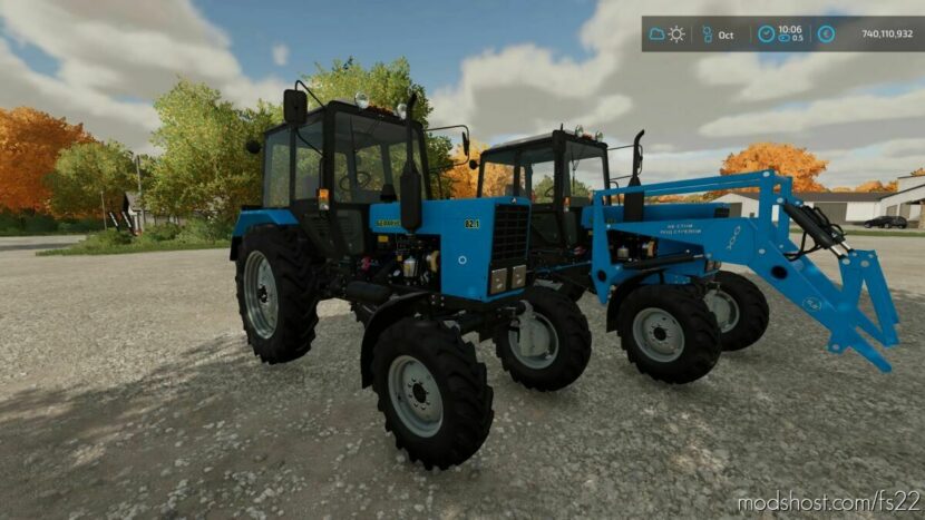 FS22 MTZ Tractor Mod: -82.1 Balochnik (Featured)