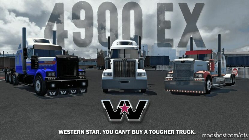 ATS Western Star Truck Mod: 4900EX V0.3 1.43 (Featured)