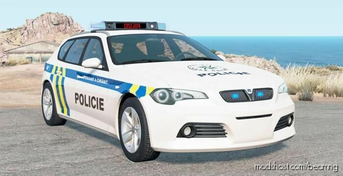 BeamNG ETK Car Mod: 800-Series Czech Police (Featured)