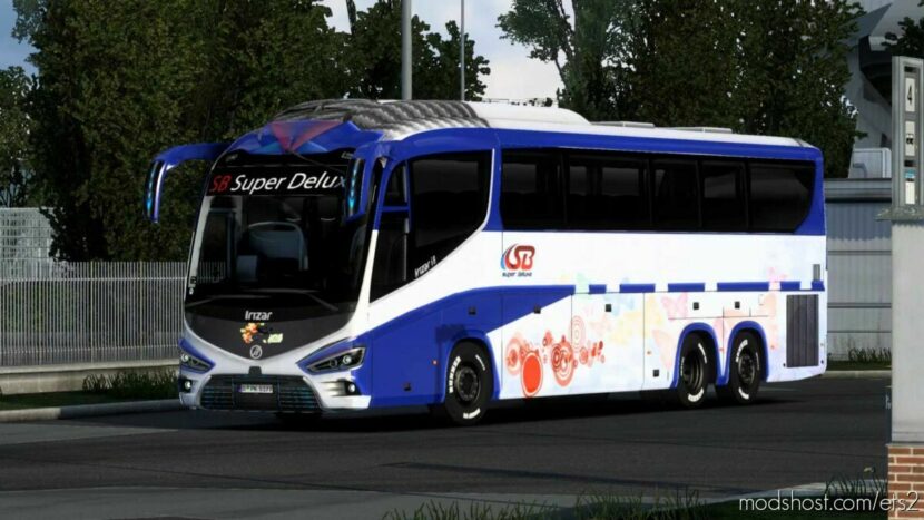 ETS2 Irizar Bus Mod: I8 And SB Super Deluxe NEW Skin 1.43 (Featured)