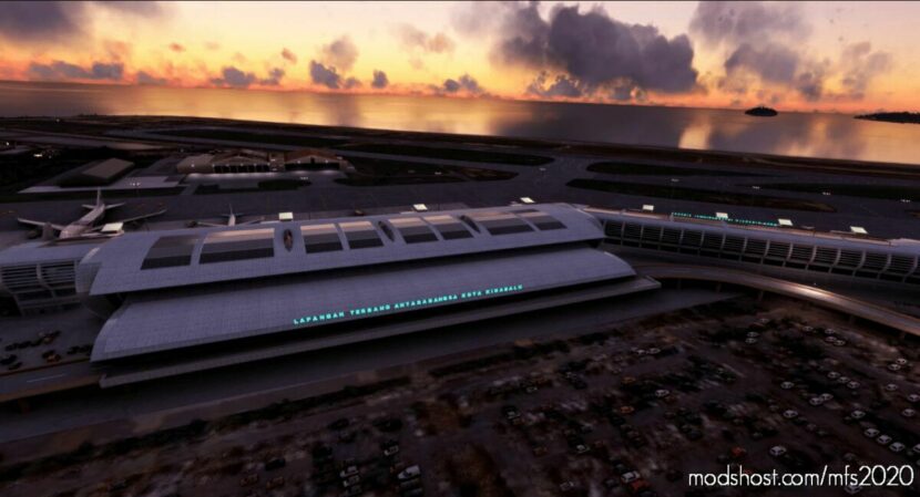 MSFS 2020 Malaysia Airport Mod: Wbkk Kkia (Kota Kinabalu International) Freeware Edition (Featured)