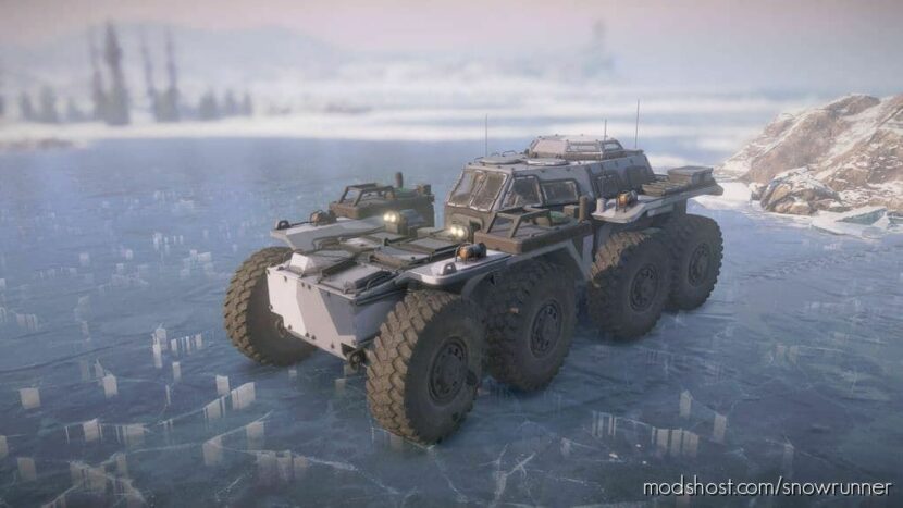 SnowRunner Vehicle Mod: Z2 Xm808-Tz Tornado V0.23 (Featured)