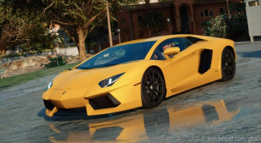 GTA 5 Lamborghini Vehicle Mod: 2012 Lamborghini Aventador LP700-4 (Featured)