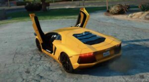 GTA 5 Lamborghini Vehicle Mod: 2012 Lamborghini Aventador LP700-4 (Image #8)