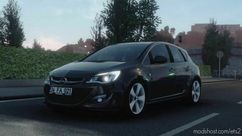 ETS2 Opel Car Mod: Astra J V1490 1.43 (Featured)