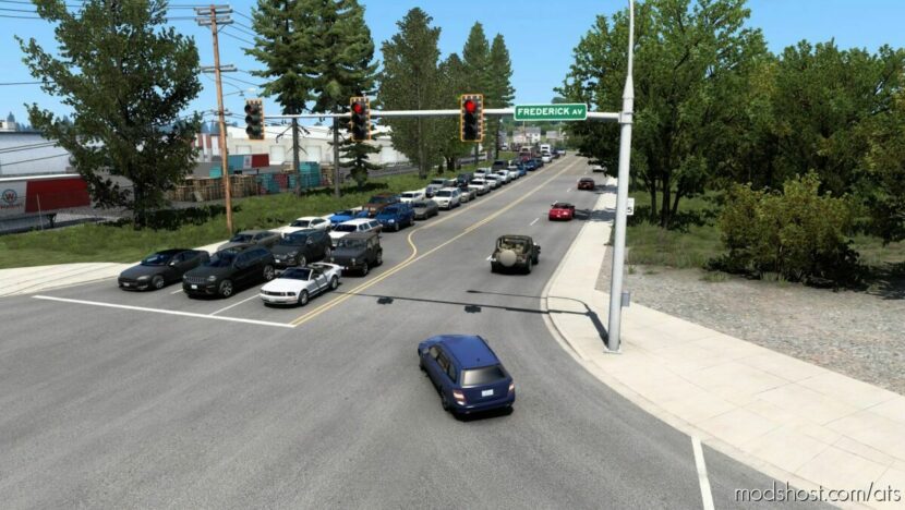 ATS Mod: Tusk Traffic Mod 1.43 (Featured)