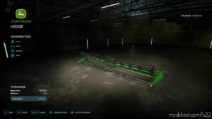 FS22 John Deere Combine Mod: HS + Header (Image #2)