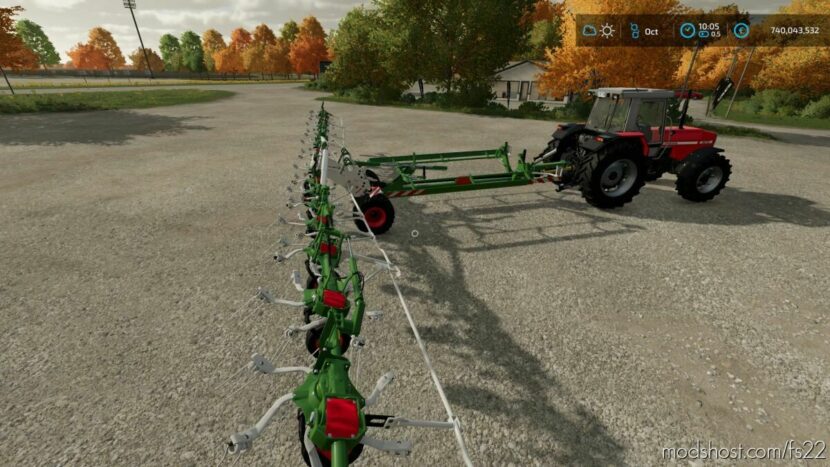 FS22 Tedder Mod: Poettinger Hit1618T (Featured)