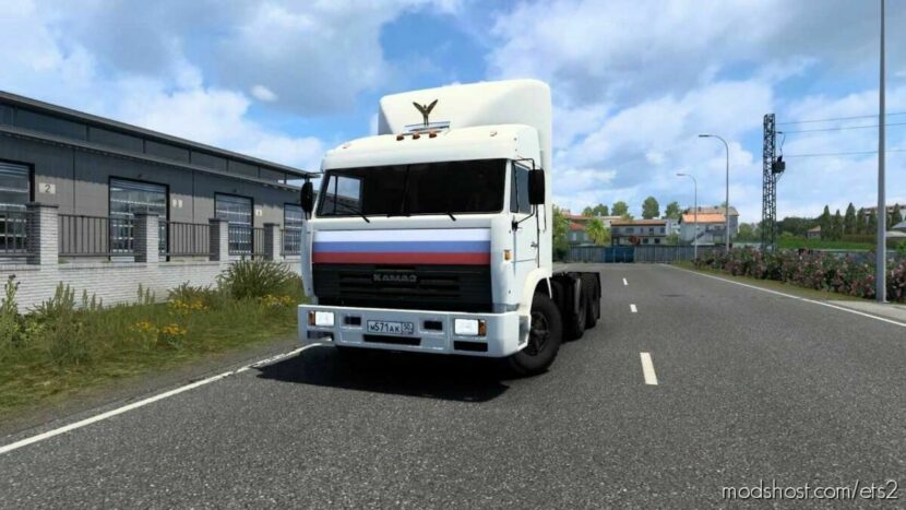 ETS2 Kamaz Mod: Truck Kamaz-54115 From The Series Truckers 1.43 (Featured)