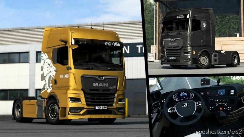 ETS2 MAN Truck Mod: TGX GS 18.510 NEW Generation + Trailers 1.43 (Featured)