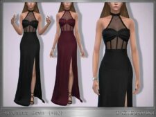 Sims 4 Formal Clothes Mod: Revenant Gown (Featured)