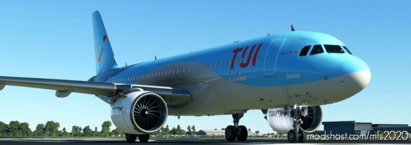 MSFS 2020 Boeing Livery Mod: A32NX Flybywire TUI Belgium Panamarenko (Featured)