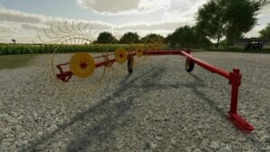 FS22 Tedder Mod: 1978 6 Wheel HAY Rake (Image #5)