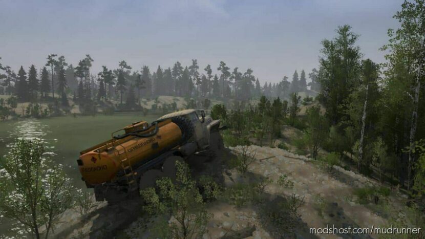 MudRunner Mod: TWO Rivers Map V25.02.21 (Featured)