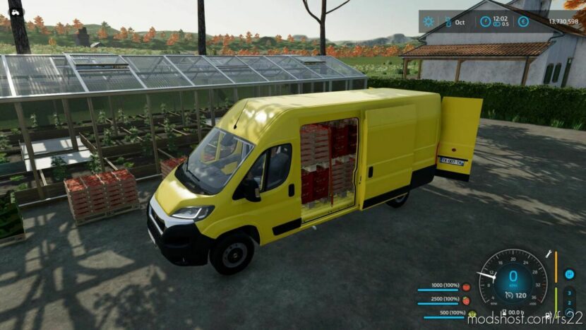 FS22 Fiat Vehicle Mod: Ducato L4H2 2017 (Featured)