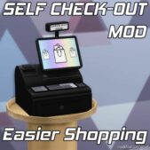 Sims 4 Mod: Self Check-Out Mod – Easier Shopping (Featured)