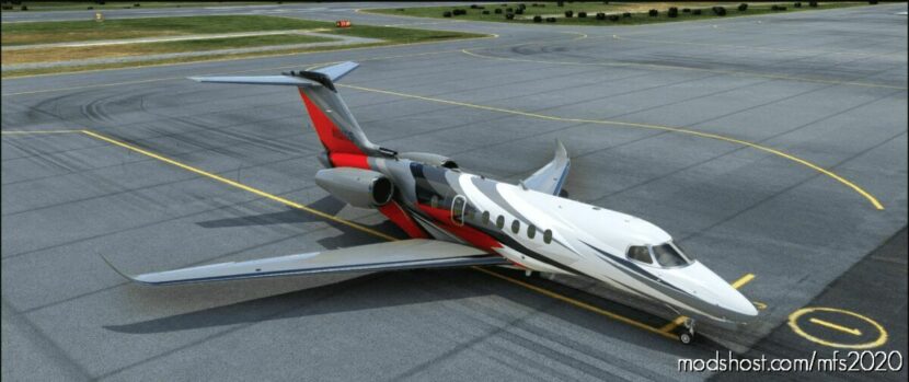 MSFS 2020 Cessna Mod: Citation Longitude Fictional Livery (Featured)