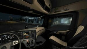 ETS2 Mercedes-Benz Interior Mod: Actros Plus: NEW Actros MP4 Cabin Overhaul 1.43 (Featured)