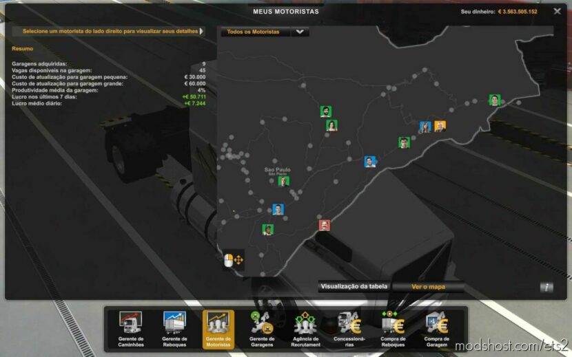 ETS2 Mod: Profile Map Eldorado PRO 1.7.9.1 1.43 By Rodonitcho Mods 1.43 (Featured)