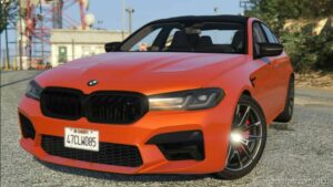 GTA 5 BMW Vehicle Mod: 2022 BMW M5 Saloon (Image #5)