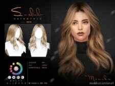 Sims 4 Female Mod: Curly Long Hairstyle (Featured)