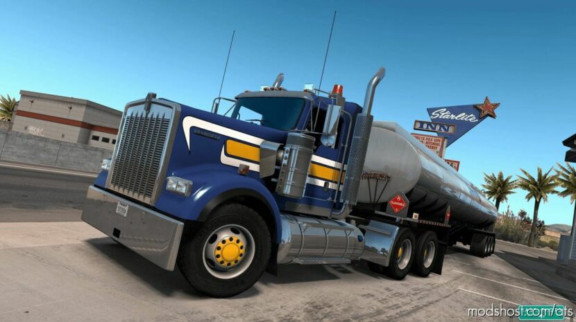 ATS Kenworth Truck Mod: W900B V1.3 1.43 (Featured)