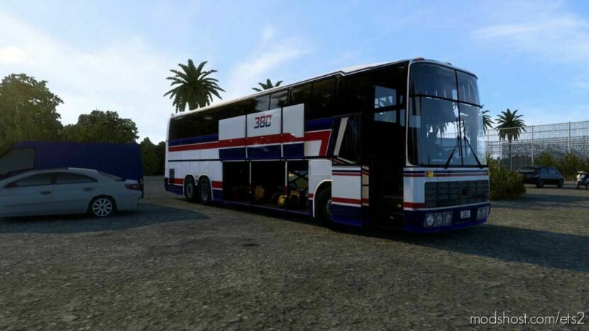 ETS2 Scania Bus Mod: Nielson Diplomata 380 Scania 1.43 (Featured)