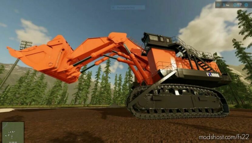 FS22 Hitachi Forklift Mod: 8000 (Featured)